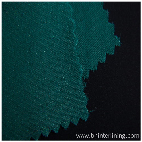 Shrink-Resistant green double dot woven fusing interlining